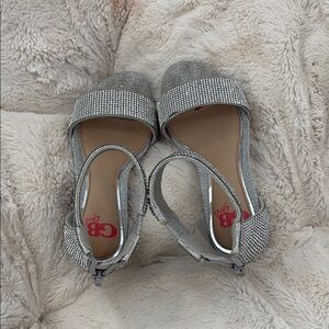 Silver Rhinestone Sandals